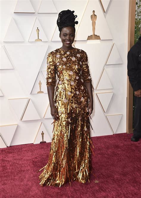 lupita nyong o oscars 2022.